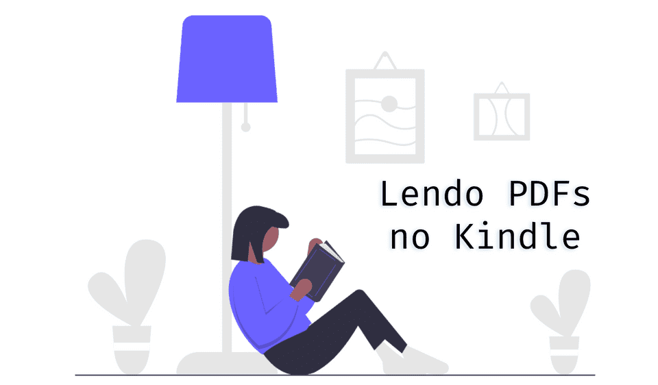 Imagem de uma mulher sentada em baixo de um abajur grande lendo um livro Imagem de uma mulher sentada em baixo de um abajur grande lendo um livro